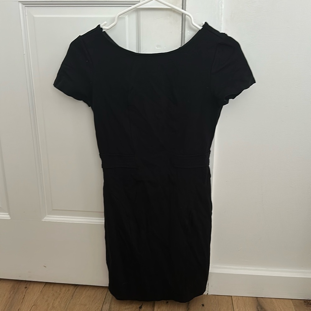 Black mini dress